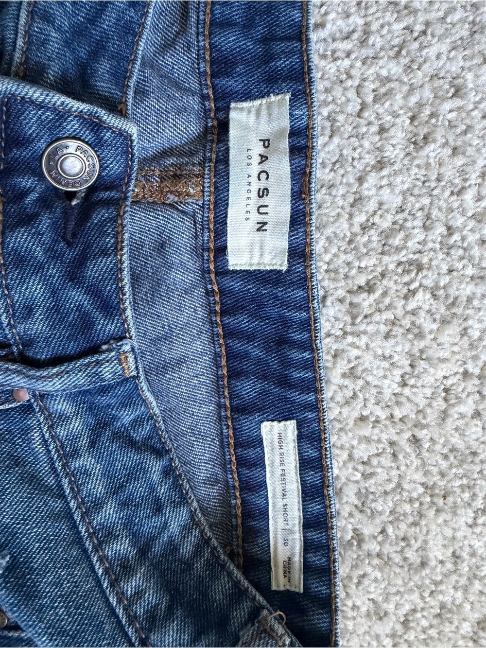 Pacsun High Rise Festival Shorts - Picture 3 of 3